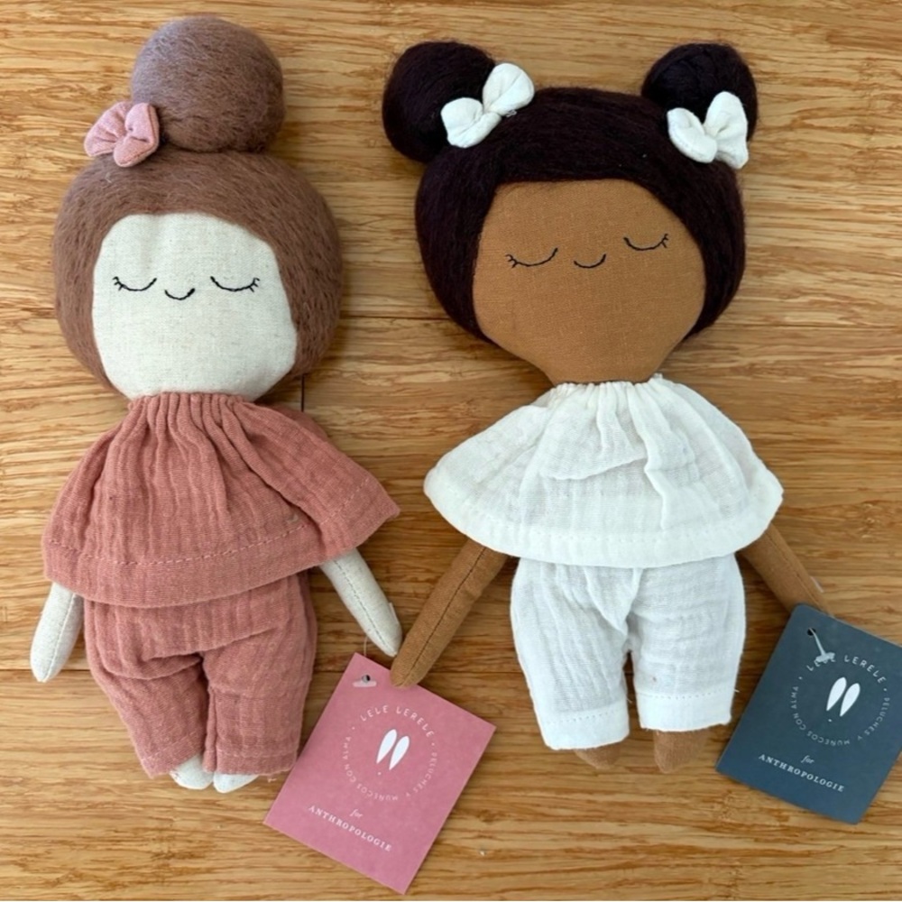 Lele Lerele Dolls Anthropologie  - 2 Count
